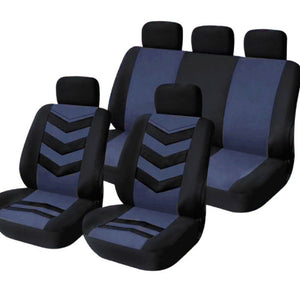 9Pcs/Lot Durable Car Seat Covers kits Universal Car Interior Decoration Seat Protector Headrest Cover Interior Auto SUV cover