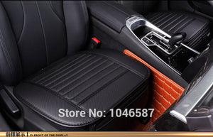 Car Seat Cover Styling Four Seasons Leather Breathable Car Interior Seat cover Pad Seat Cushion Car Front Back Seat Cover