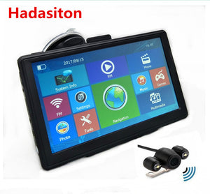 New 7 inch Capacitive Screen Car GPS Navigation SAT NAV CPU800M 8G +free new maps