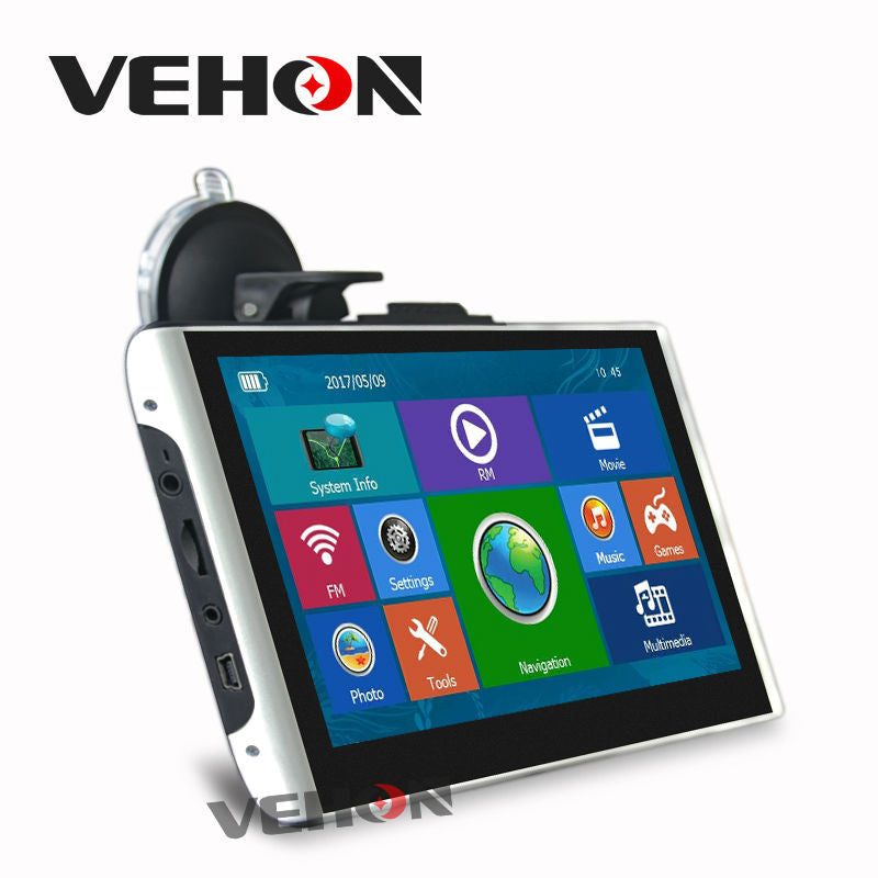VEHON 7 inch Car Gps Navigation 8GB 256M FM Map Free Upgrade Navitel Europe Sat nav Truck gps navigators